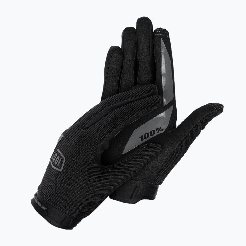 Moteriškos dviračio pirštinės 100 % Ridecamp W black/charcoal