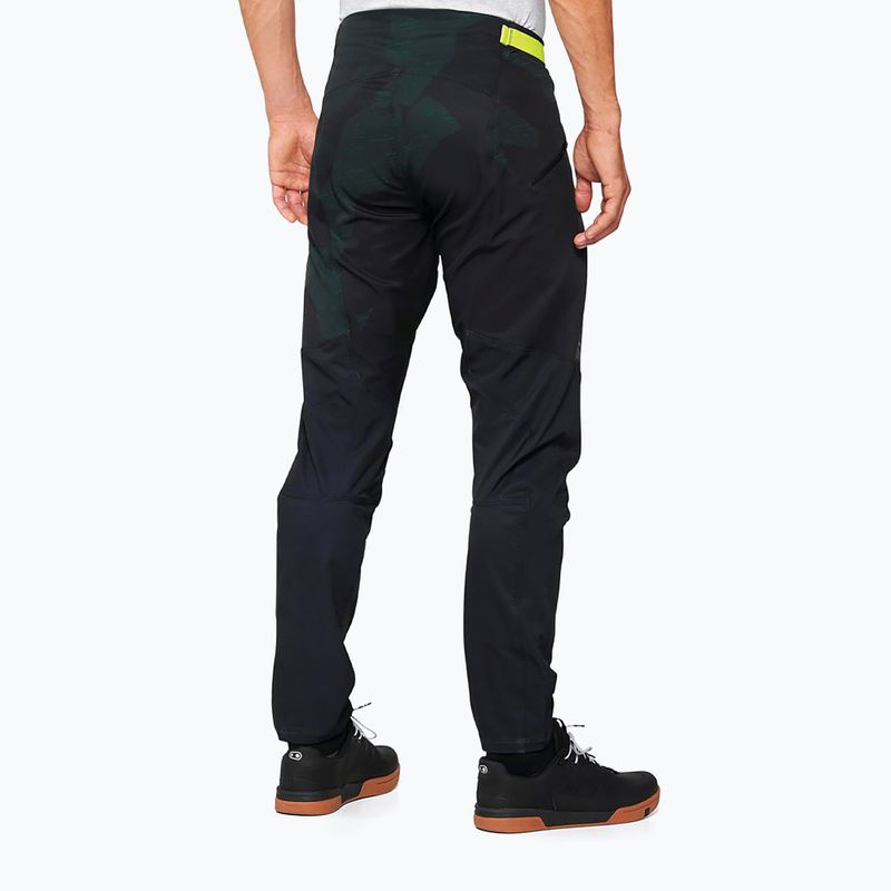 Vyriškos dviratininkų kelnės 100% Airmatic LE black camo 2