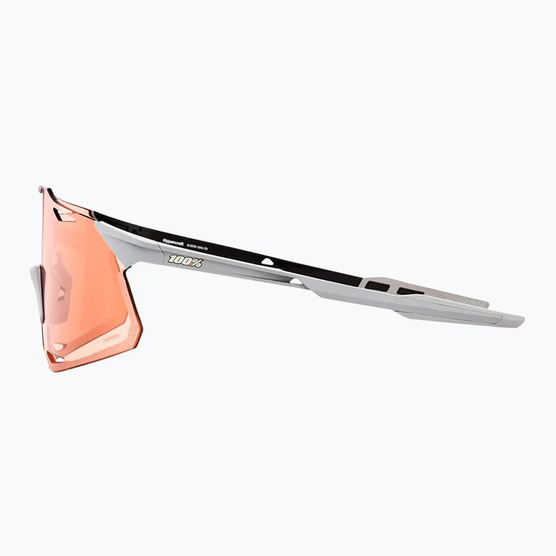 Akiniai nuo saulės 100 % Hypercraft matte stone grey/hiper coral 3