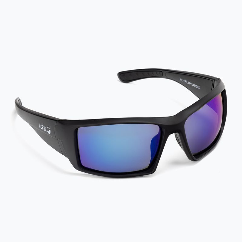 Ocean akiniai nuo saulės Aruba matiniai juodi/revo mėlyni 3201.0