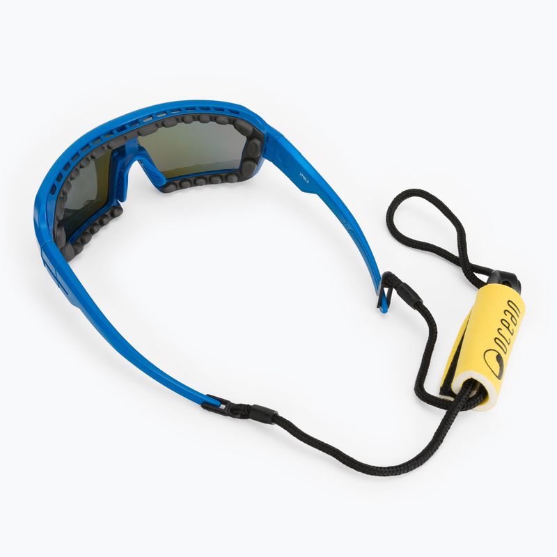 Ocean Sunglasses akiniai nuo saulės Chameleon matinės mėlynos/revo mėlynos spalvos 3700.3X 2