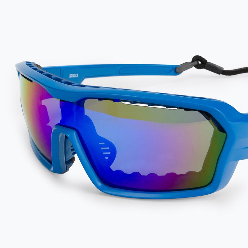 Ocean Sunglasses akiniai nuo saulės Chameleon matinės mėlynos/revo mėlynos spalvos 3700.3X 5