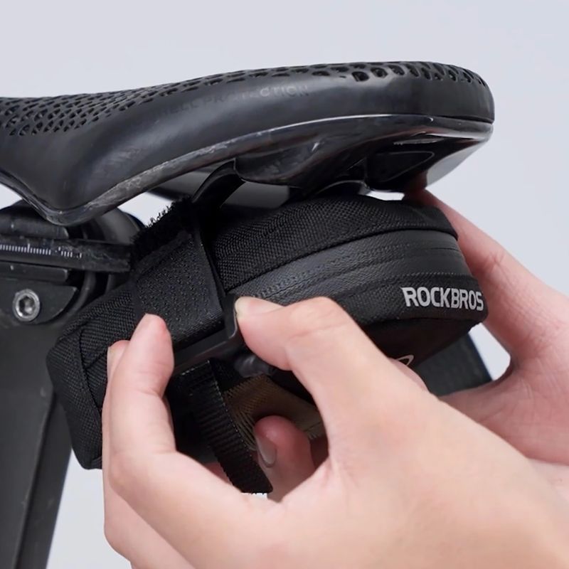Dviračio balnelio krepšys Rockbros 3013007901 Bike Saddle Bag black 3