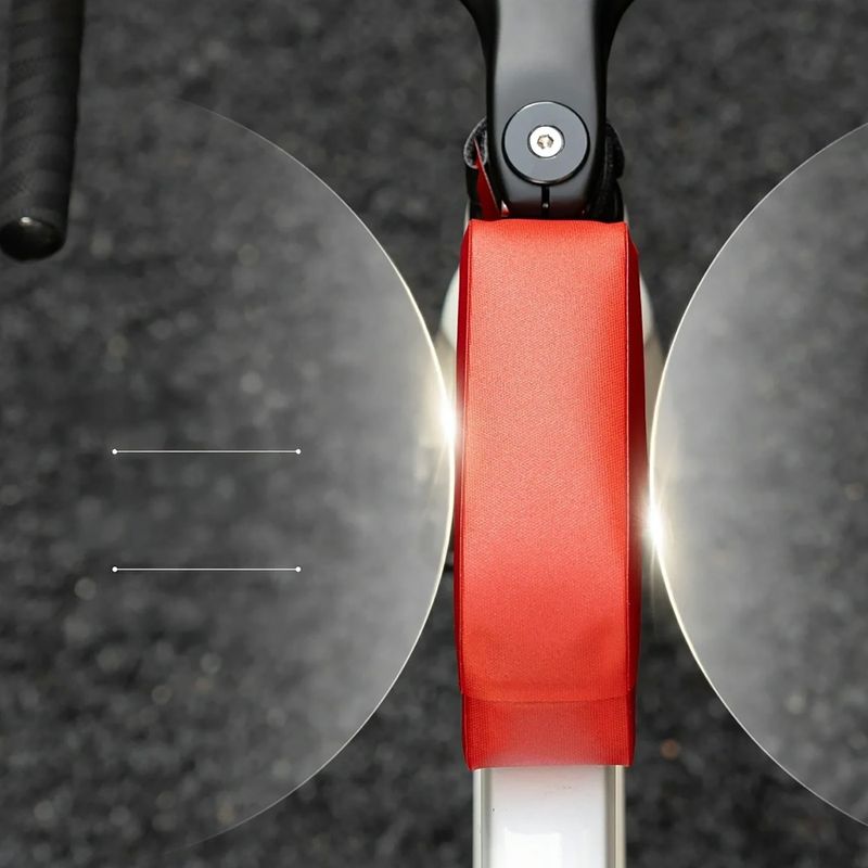 Dviračio rėmo krepšys Rockbros 30120122 Bike Tube Bag Magnetic L 0,9 l red 4