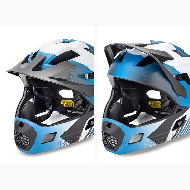 Vaikiškas dviračių šalmas Rockbros 10110061001 Kids Helmet blue/white/black 2