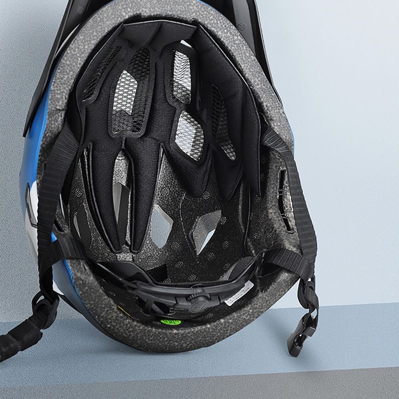 Vaikiškas dviračių šalmas Rockbros 10110061001 Kids Helmet blue/white/black 5