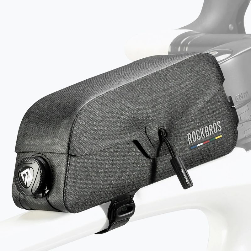 Dviračio rėmo krepšys Rockbros 30120123001 Road to Sky Frame Bag Magnetic S black 2