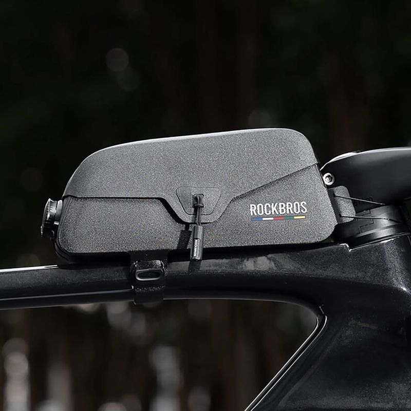 Dviračio rėmo krepšys Rockbros 30120123001 Road to Sky Frame Bag Magnetic S black 3