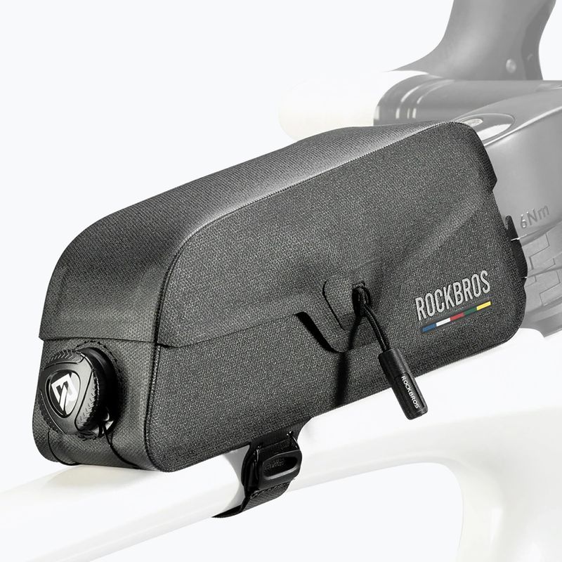 Dviračio rėmo krepšys Rockbros 30120123002 Road to Sky Frame Bag Magnetic L 0,9 l black 2