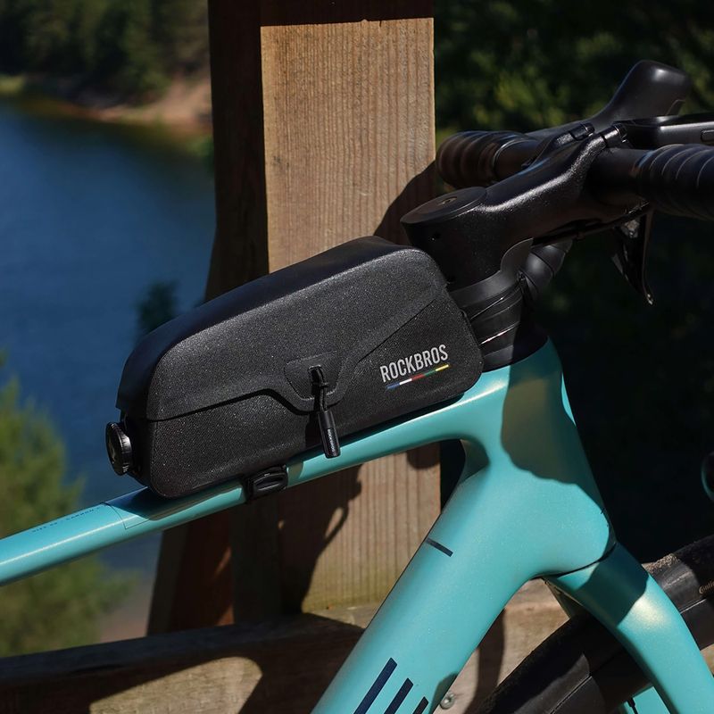 Dviračio rėmo krepšys Rockbros 30120123002 Road to Sky Frame Bag Magnetic L 0,9 l black 6