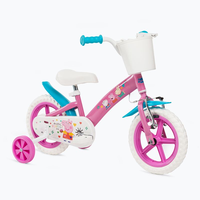 Toimsa 12" Peppa Pig vaikiškas dviratis rožinės spalvos 1195 2