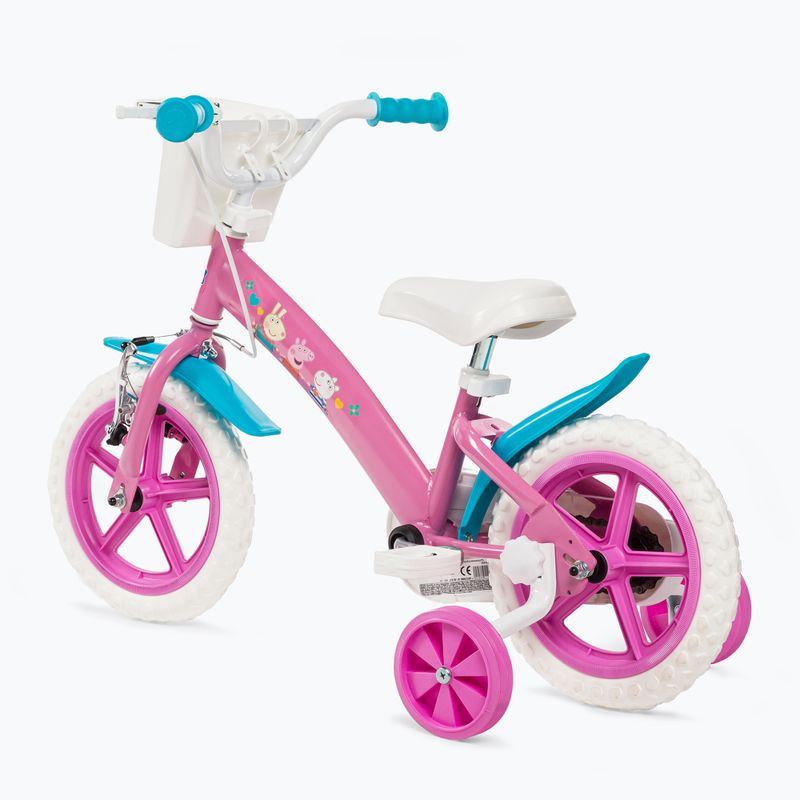 Toimsa 12" Peppa Pig vaikiškas dviratis rožinės spalvos 1195 3