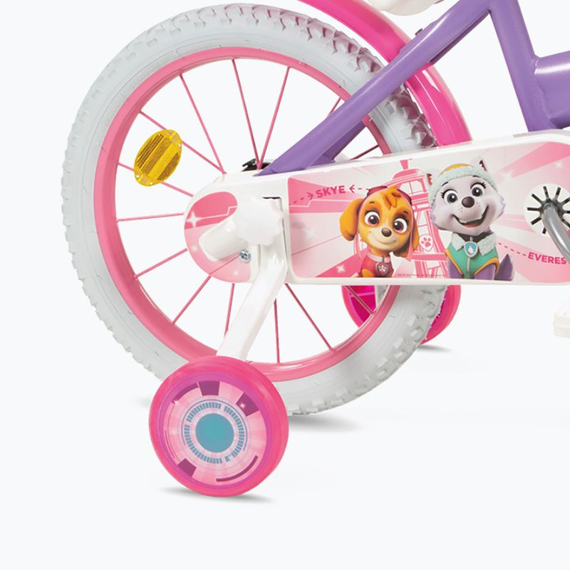 Toimsa 16" "Paw Patrol Girl" vaikiškas dviratis violetinės spalvos 1680 5
