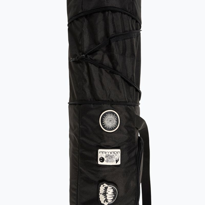 Dėklas slidėms Armada Stibbs Double Ski Bag black/afterglow 4