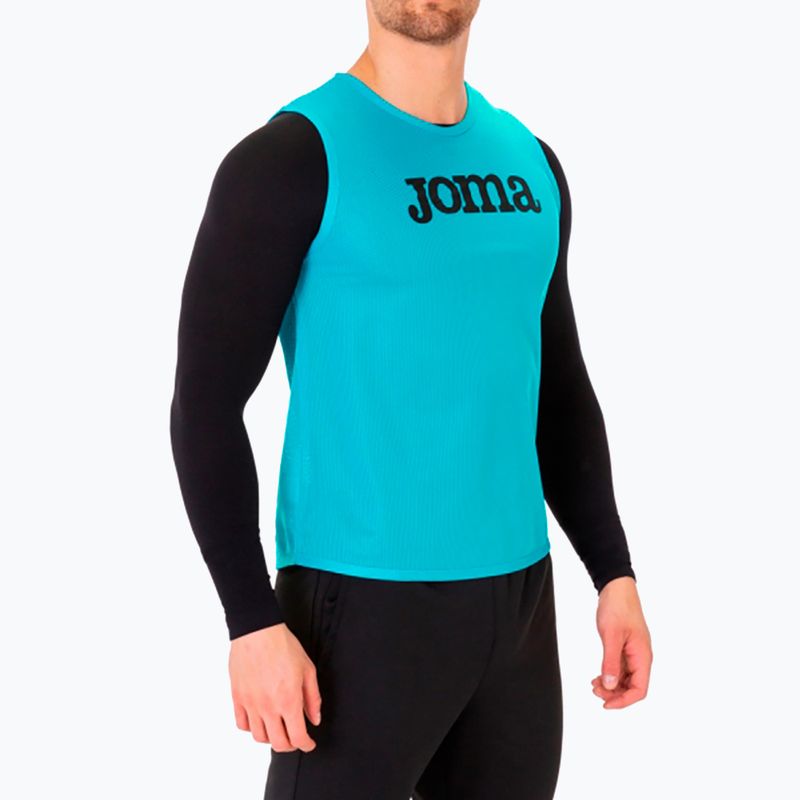 Skiriamieji marškinėliai Joma Training Bib fluor turquoise 3