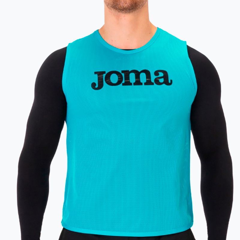 Skiriamieji marškinėliai Joma Training Bib fluor turquoise 4