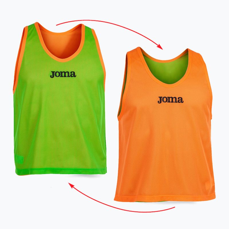 Futbolo žymeklis Joma Reversible Training Bib fluor orange/fluor green 3