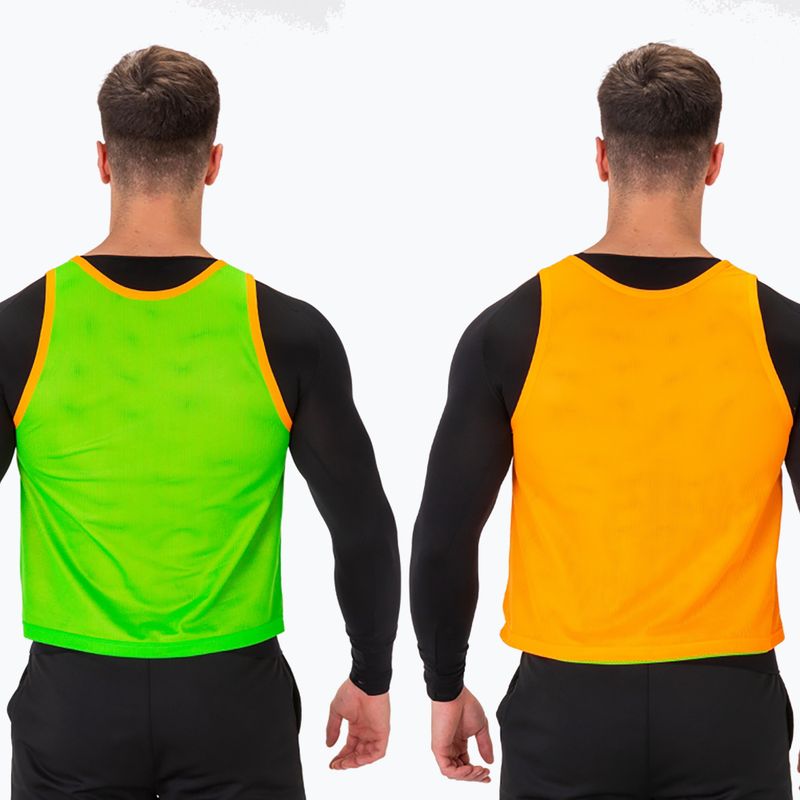 Futbolo žymeklis Joma Reversible Training Bib fluor orange/fluor green 4