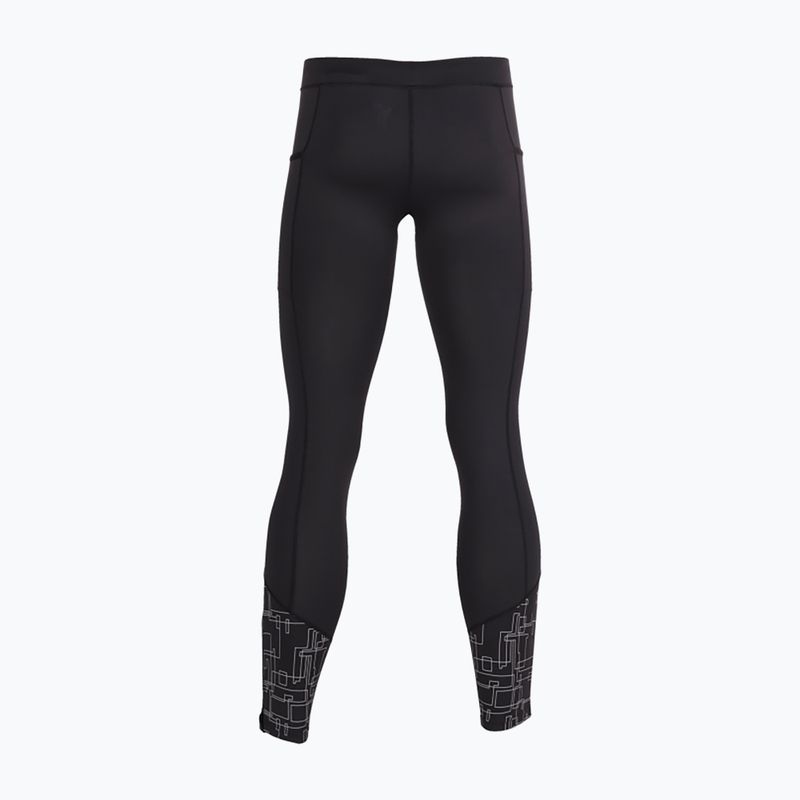 Vyriškos bėgimo pėdkelnės Joma Elite VIII Long Tights black 101925.100 2