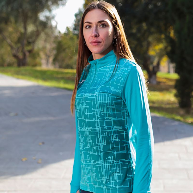 Moteriški bėgimo marškinėliai Joma Elite VIII turquoise 6