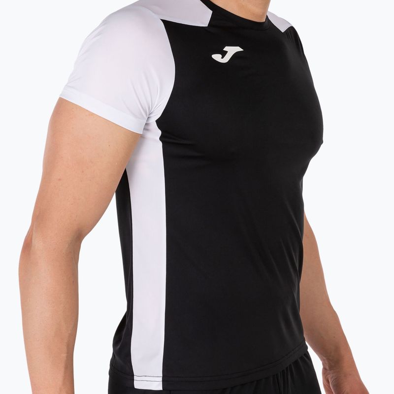 Vyriški bėgimo marškinėliai Joma Record II black/white 5