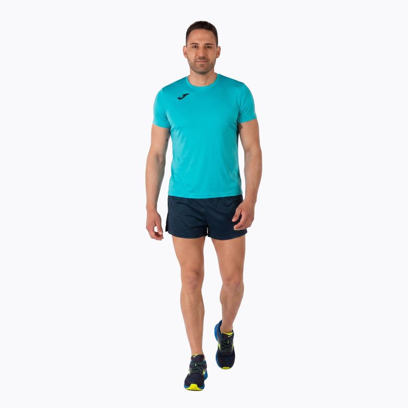 Vyriški bėgimo marškinėliai Joma Record II fluor turquoise 13