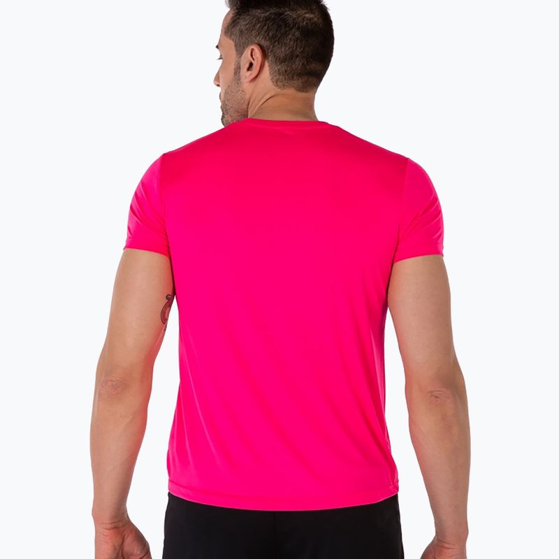 Vyriški bėgimo marškinėliai Joma Record II fluor pink 2