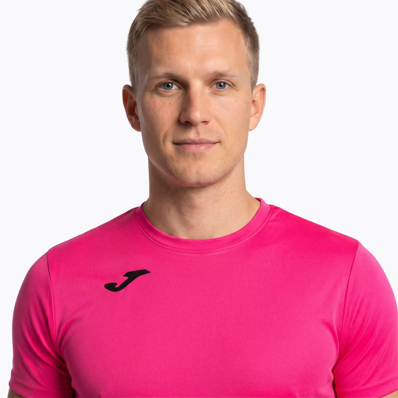 Vyriški bėgimo marškinėliai Joma Record II fluor pink 13