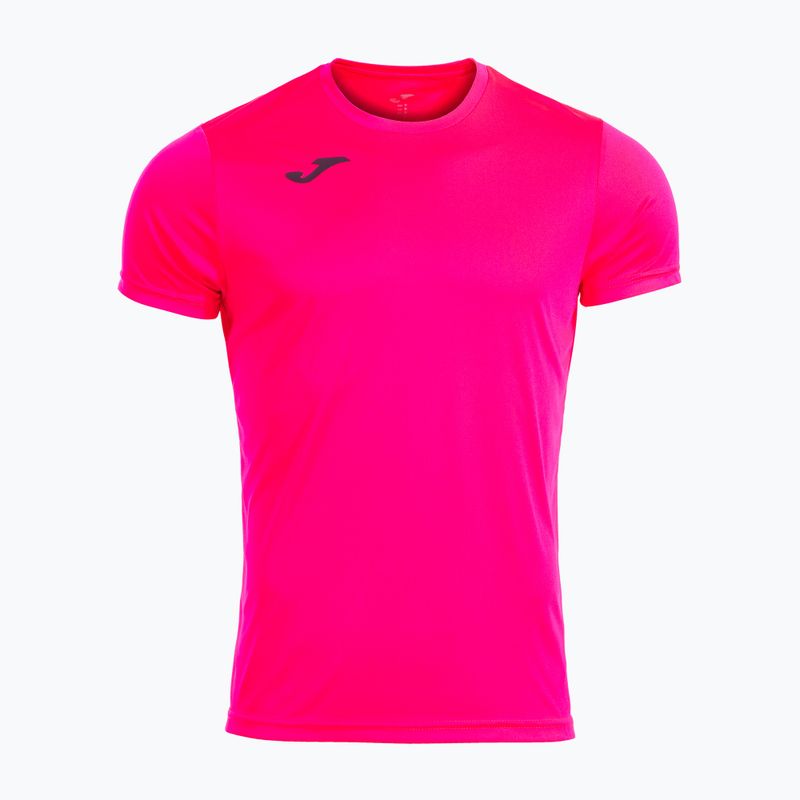 Vyriški bėgimo marškinėliai Joma Record II fluor pink 4