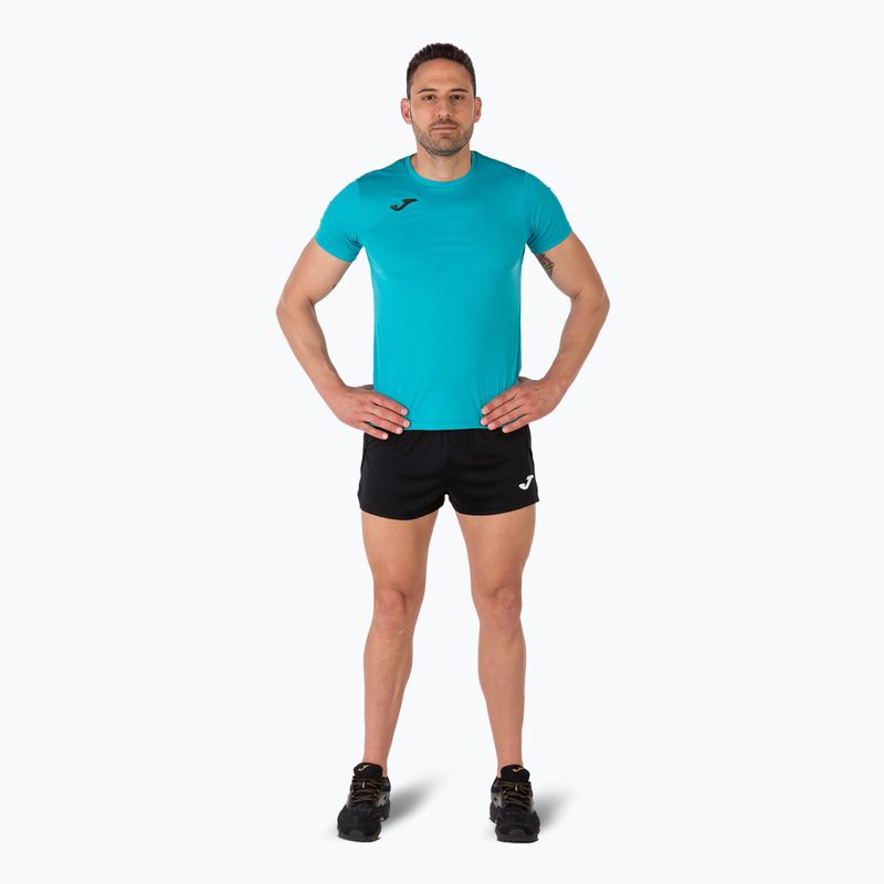 Vyriški bėgimo marškinėliai Joma Record II turquoise 2