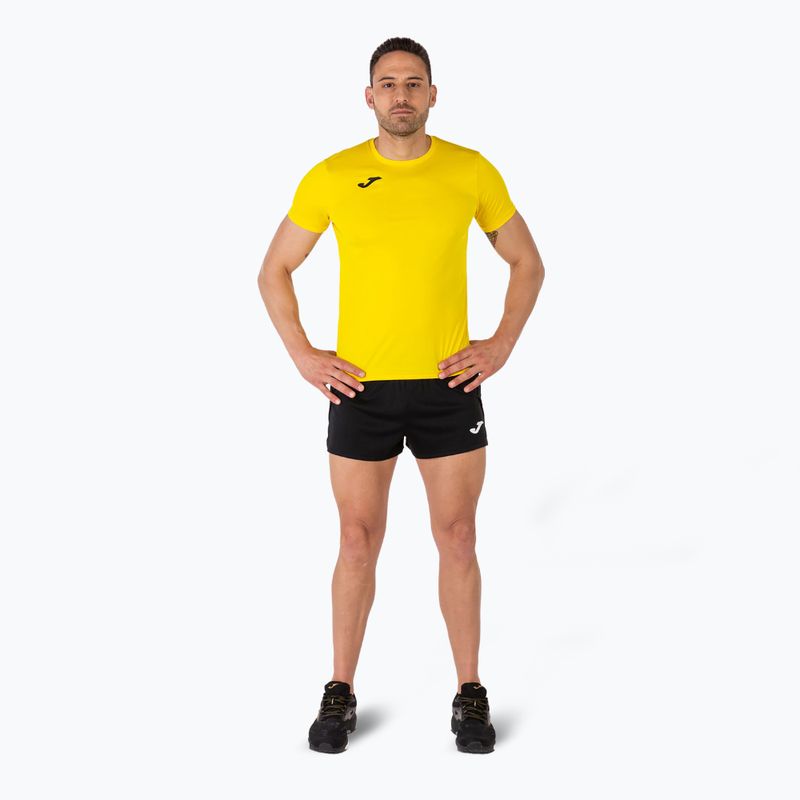 Vyriški bėgimo marškinėliai Joma Record II yellow 2