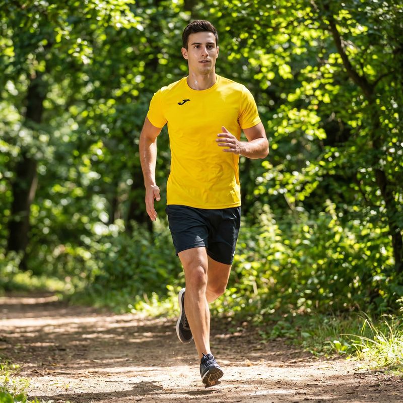 Vyriški bėgimo marškinėliai Joma Record II yellow 11