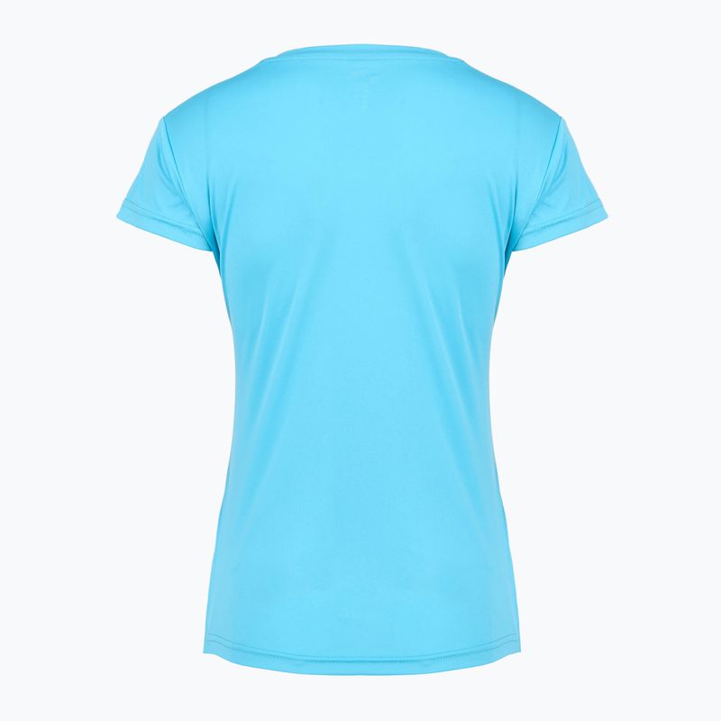 Moteriški bėgimo marškinėliai Joma Record II fluor turquoise 5