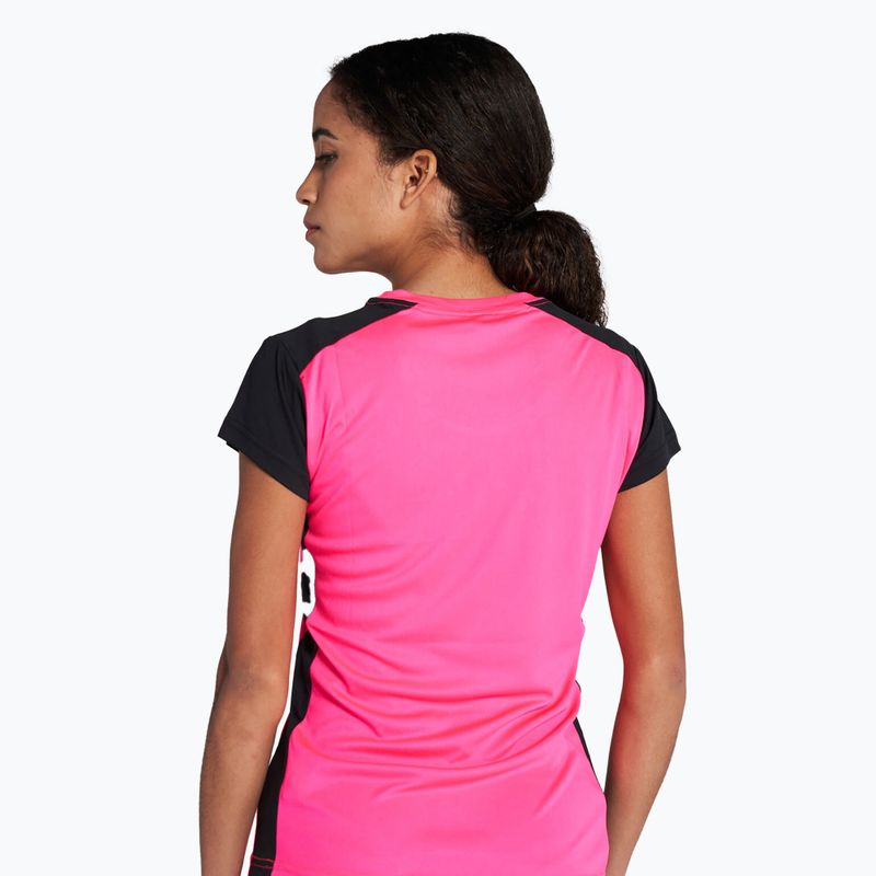 Moteriški bėgimo marškinėliai Joma Record II fluor pink/black 3