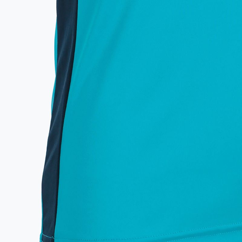 Moteriški bėgimo marškinėliai Joma Record II fluor turquoise/navy 4