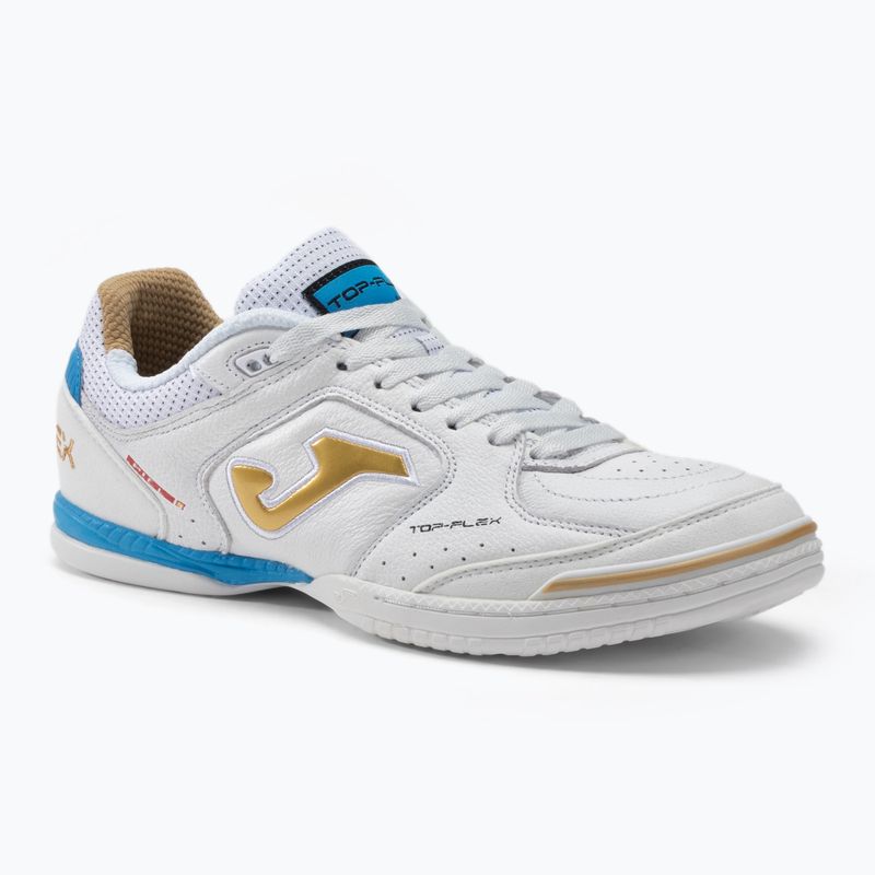 Futbolo bateliai Joma Top Flex IN balti/auksiniai