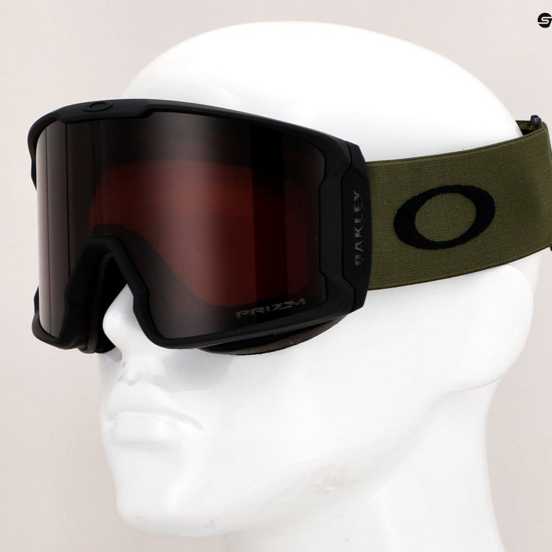 Oakley Line Miner matiniai tamsūs šepetėliai/prizm snow tamsiai pilki slidinėjimo akiniai OO7070-96 5