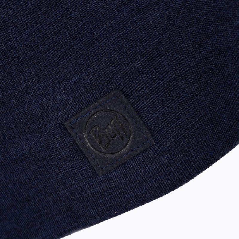 BUFF Sunkiasvorė žieminė kepurė iš Merino vilnos 2021 solid denim 3