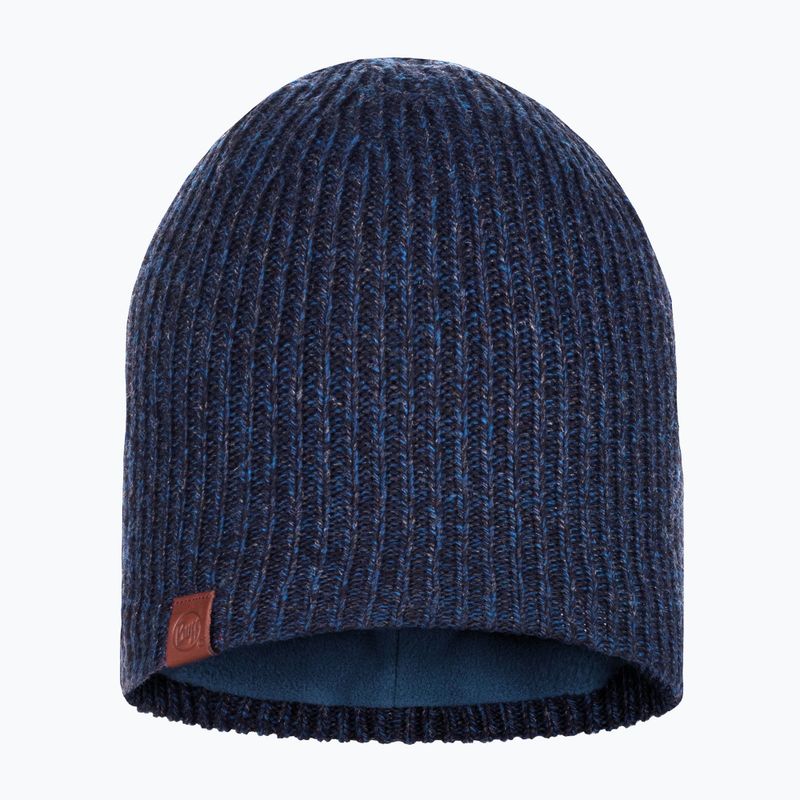 Žieminė kepurė BUFF Knitted & Fleece Lyne night blue