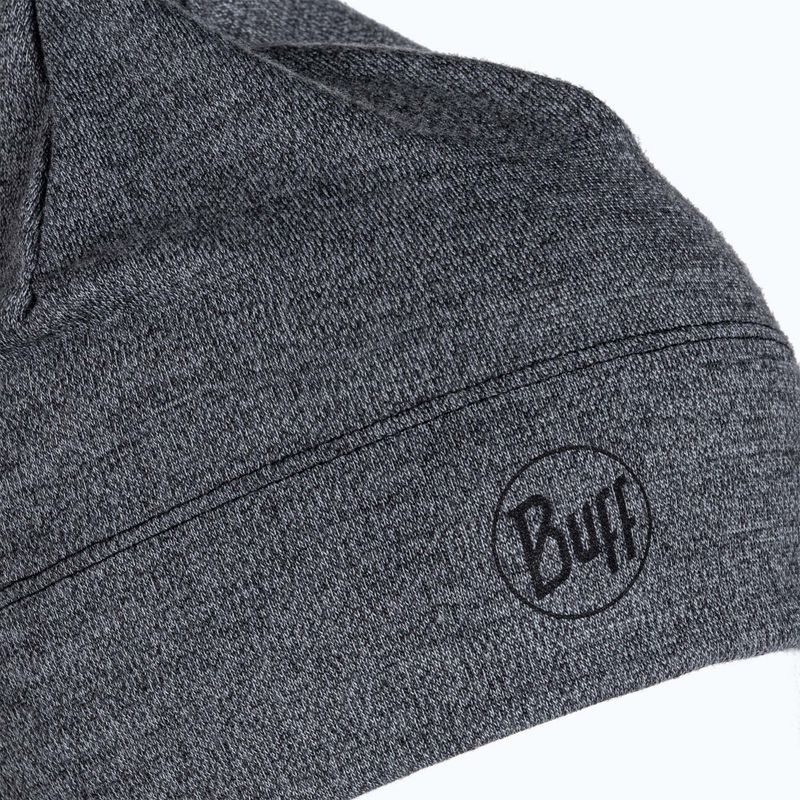 BUFF Midweight Merino Wool žieminė kepurė šviesiai pilka 3