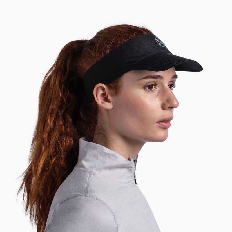 Snapelis bėgimui BUFF Pack Speed Visor solid black 3