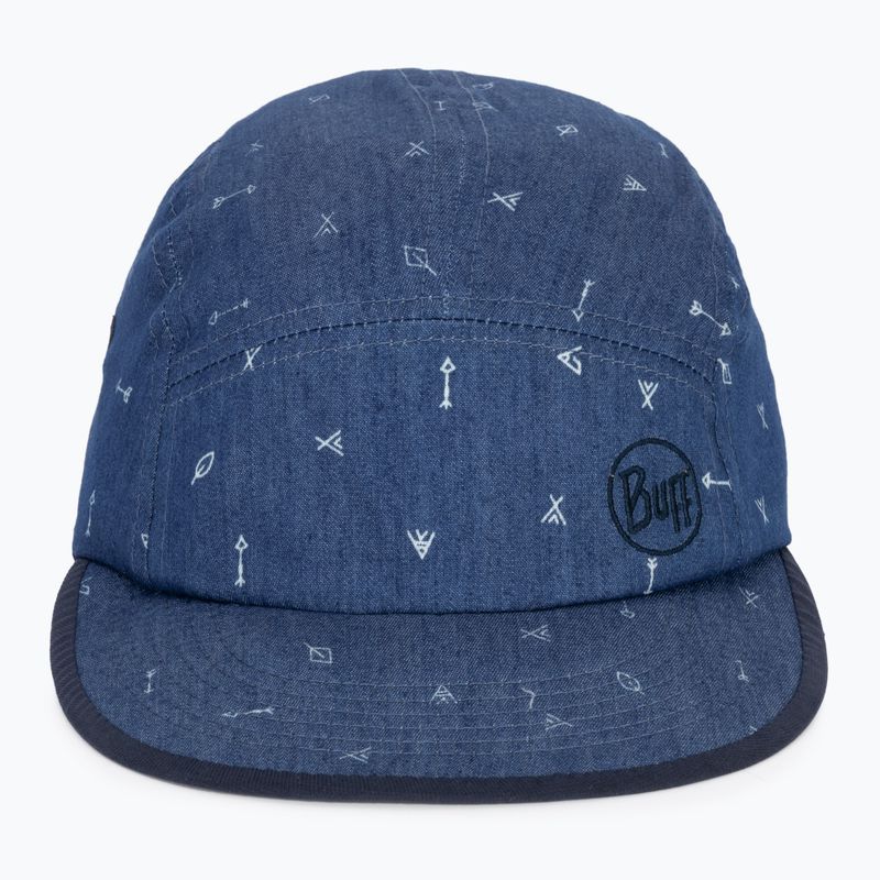 Kepuraitė su snapeliu vaikams BUFF 5 Panel arrows denim/denim 2