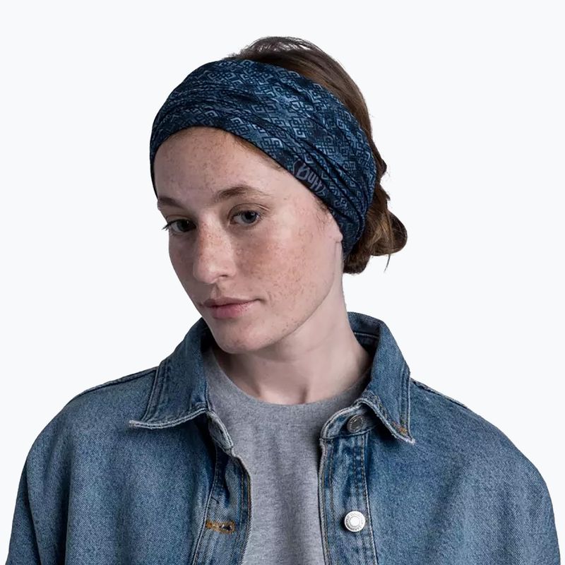 BUFF Original Ecostretch daugiafunkcinis diržas haiku dark navy 8