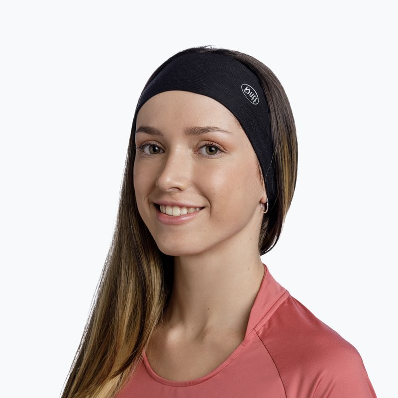 Galvos juosta BUFF CoolNet UV Ellipse solid black 4