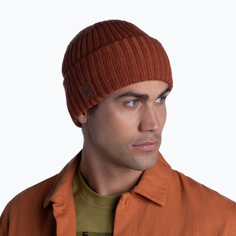 BUFF Merino vilna Ervin rusty žieminė kepurė 5
