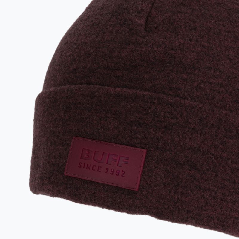 Žieminė kepurė BUFF Merino Wool Fleece maroon 3