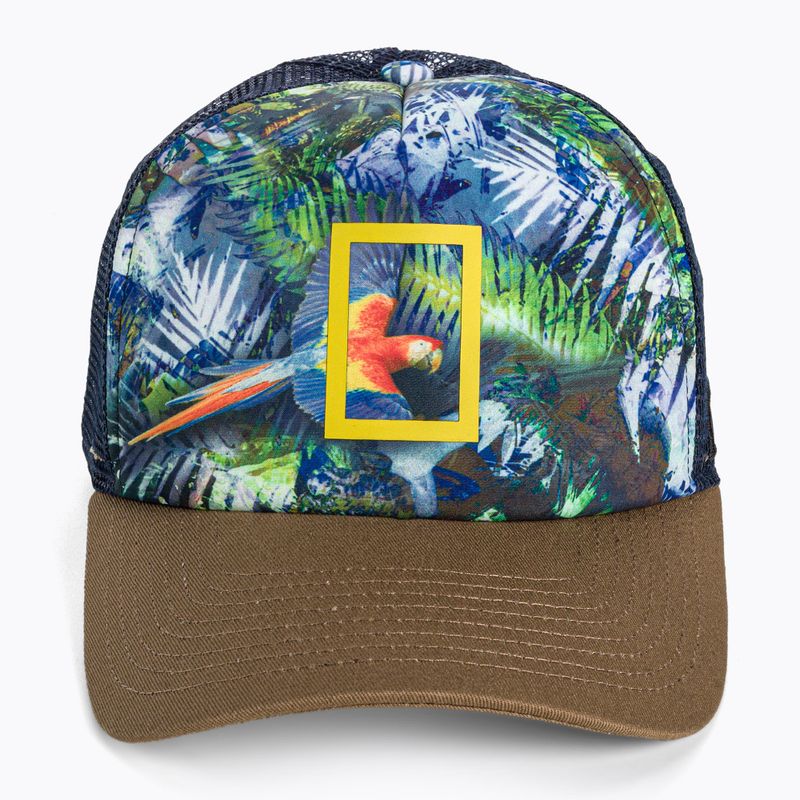 BUFF Trucker Scarlett Macaw National Geographic įvairiaspalvė beisbolo kepuraitė 4