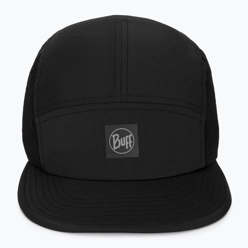 Kepurė su snapeliu BUFF 5 Panel Go solid black 2