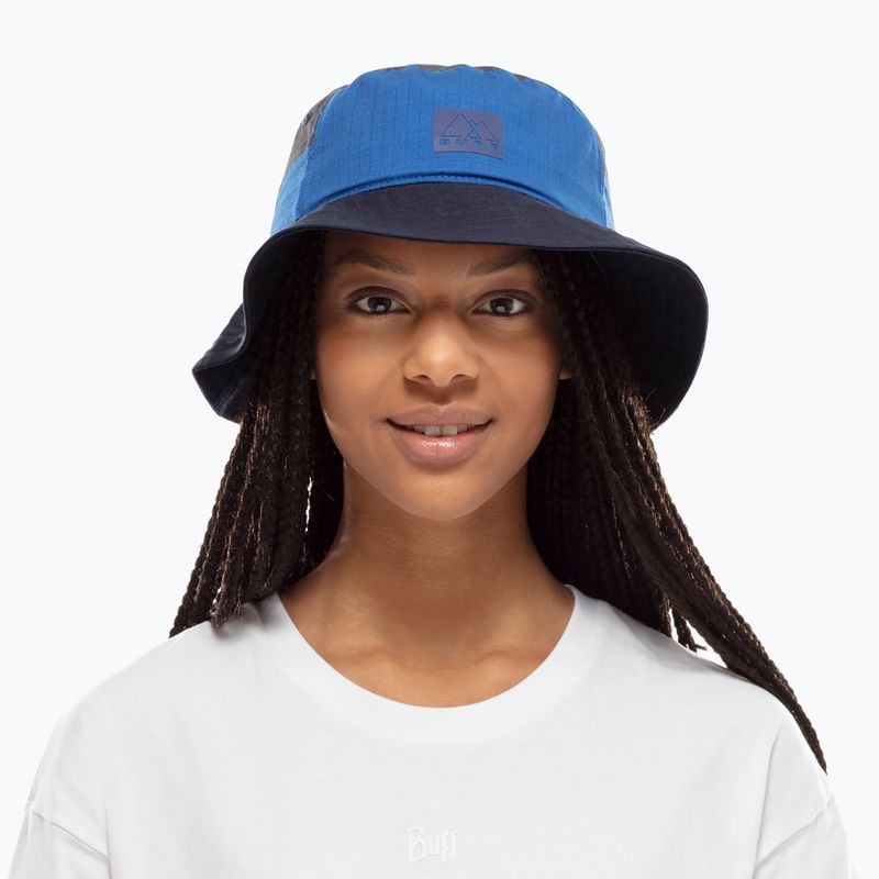 BUFF Sun Bucket Hiking Hat Hook blue 5