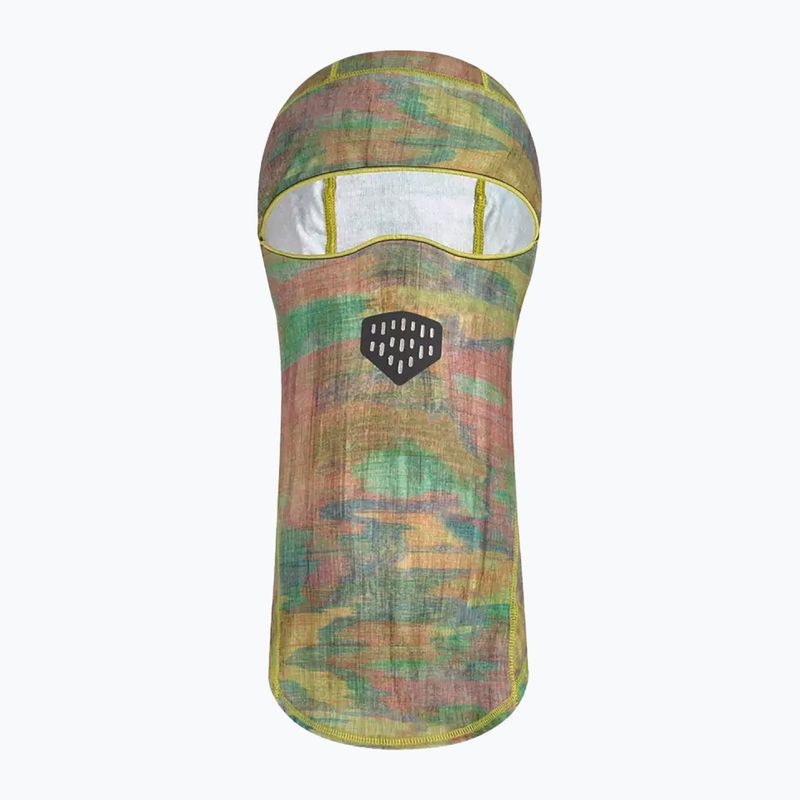 BUFF Thermonet Hinged samanų žalios spalvos balaklava 2